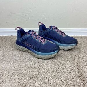 Hoka One One Bondi 6 Running Shoes - Blue & Purple